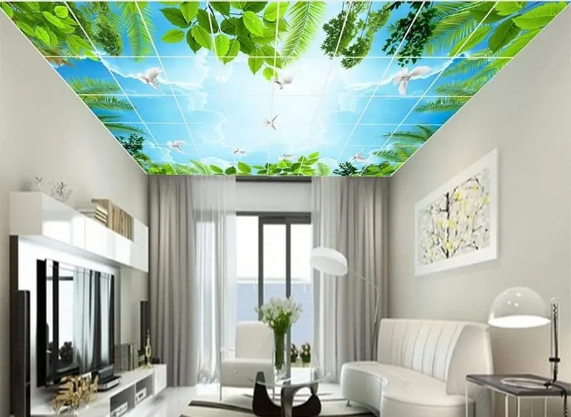 Mẫu trần nhựa thả 3D 1