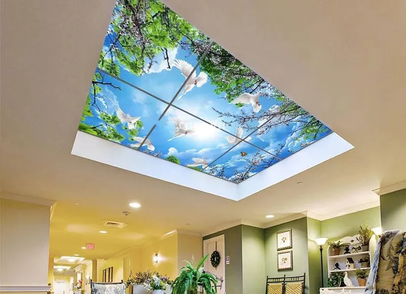 Mẫu trần nhựa thả 3D 3