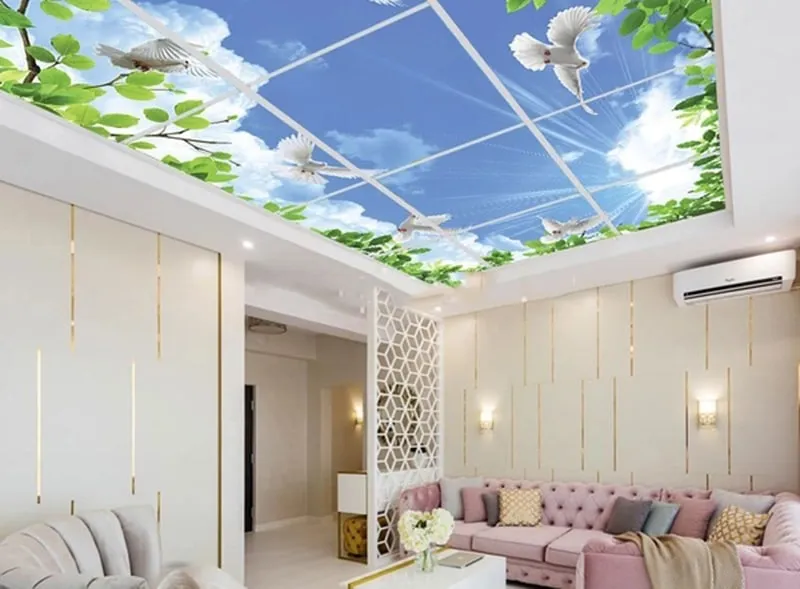 Mẫu trần nhựa thả 3D 4