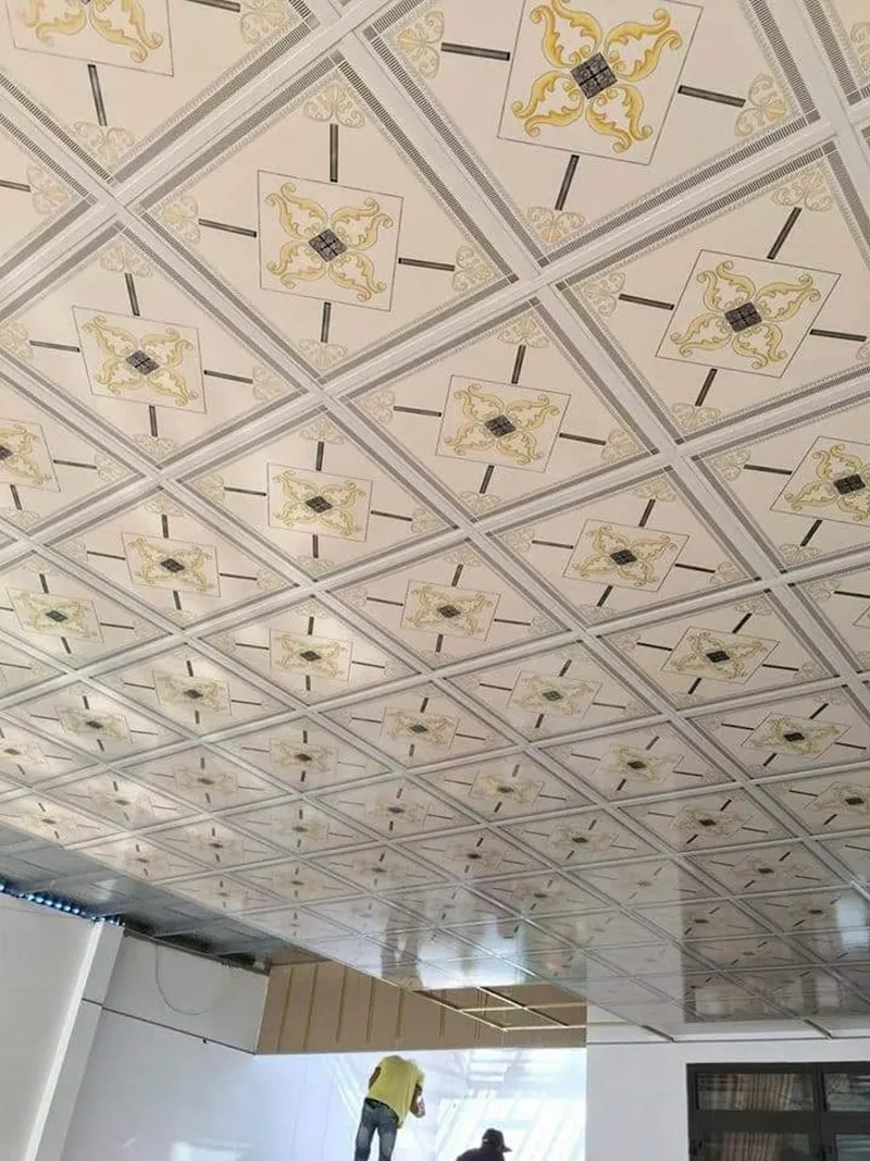 Mẫu trần nhựa thả 60x60 đẹp 2
