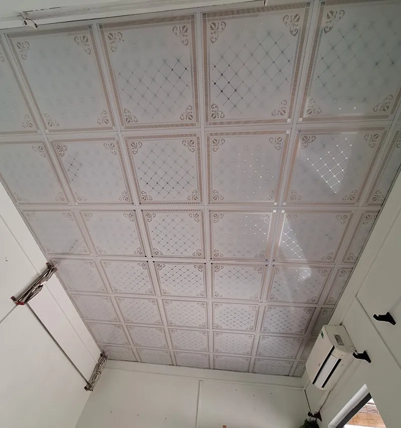 Mẫu trần thả nhựa đơn giản 3