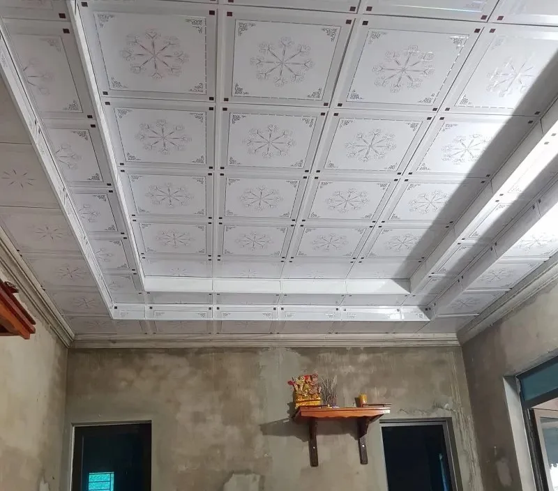 Mẫu trần thả nhựa giật cấp 3