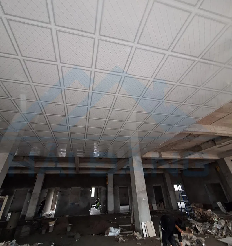 Mẫu trần thả nhựa hoàn thiện