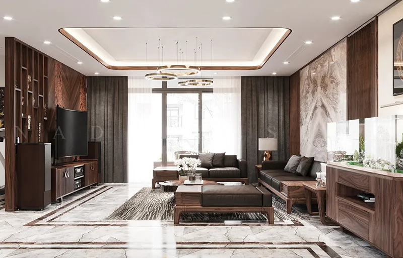 Mẫu trần thạch cao chìm đẹp