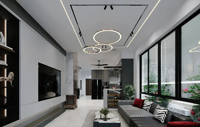 Mẫu trần thạch cao phẳng đẹp 1