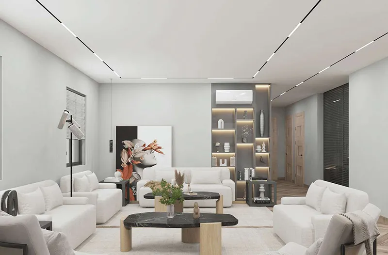 Mẫu trần thạch cao phẳng đẹp 3