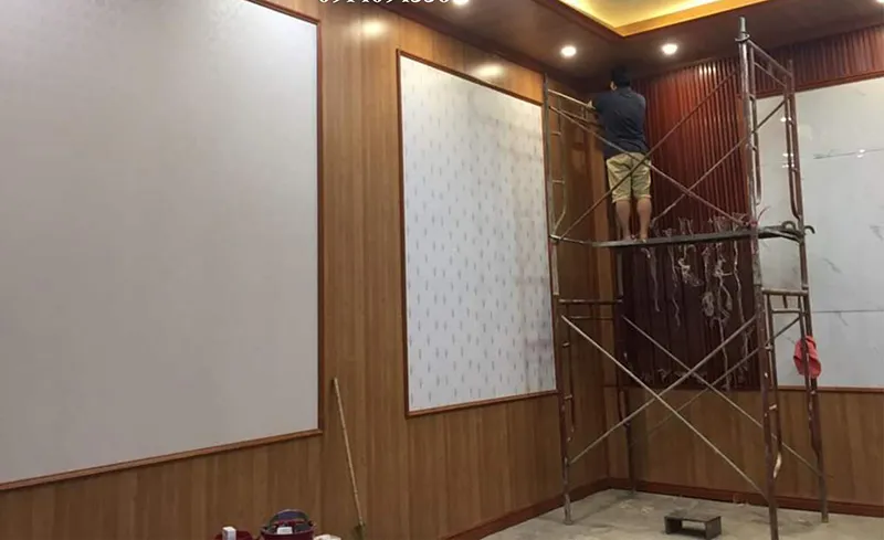 Giá tường nhựa Nano bao nhiêu tiền 1m2 hoàn thiện