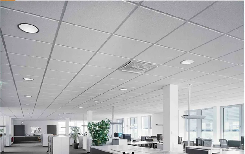 Trần thạch cao thả tiêu âm sợi khoáng dành cho văn phòng